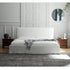 Evan Minimalist Cotton Linen Blend Bed Frame